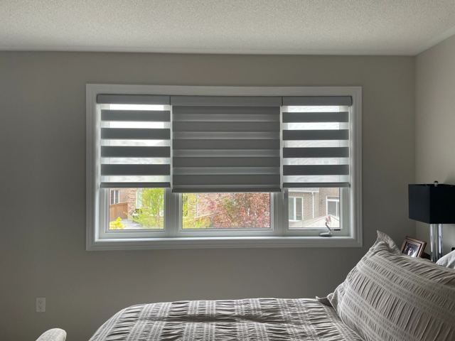 Bedroom layered shade